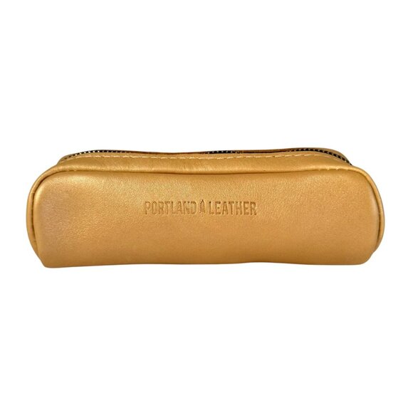 Portland Leather Goods Champagne Ballpark Pouch - Brand New - Picture 1 of 8